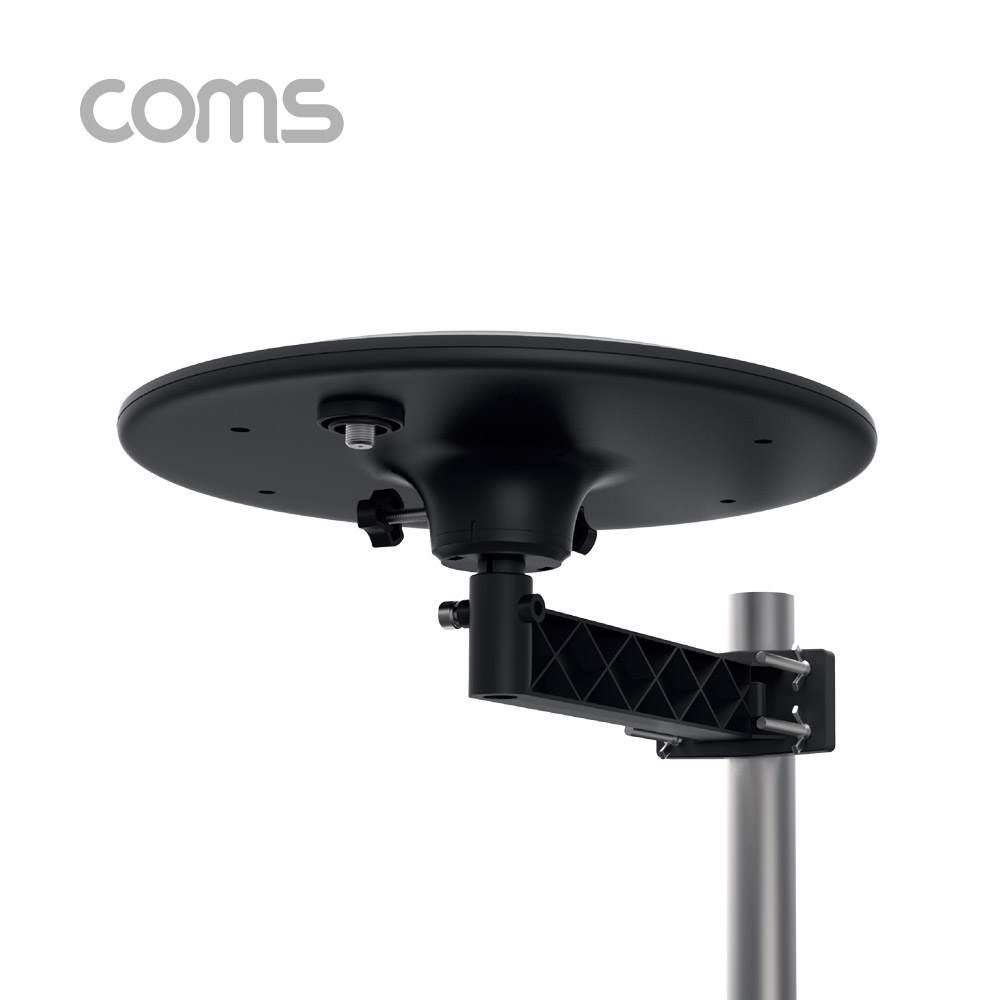 Coms 안테나 수신기 (UFO-5N) 디지털 TV 실외용 / UFO형 / 안테나 케이블(10M) 포함