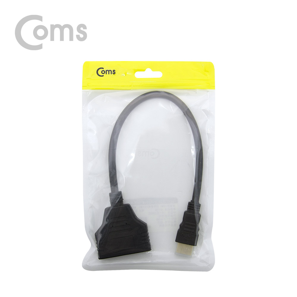 Coms HDMI 선택분배기(Y형), M/2F, Black