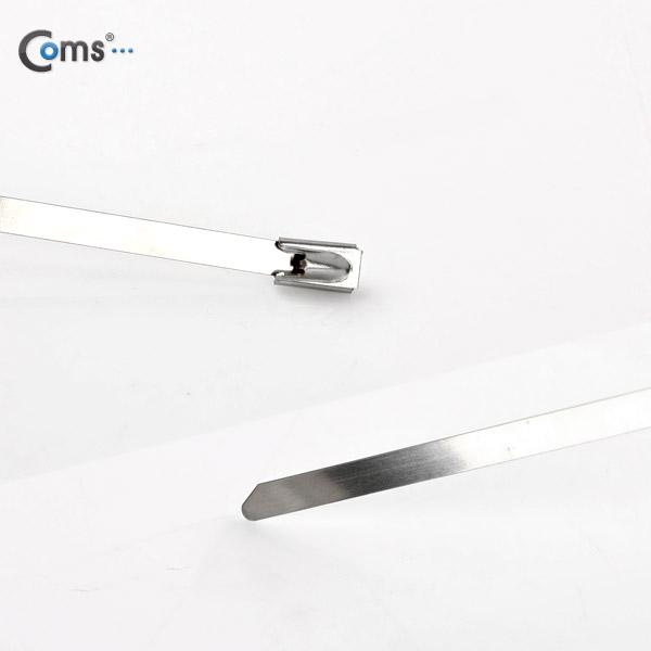 Coms 스텐레스 케이블 타이 SST-200(10pcs), 200mm x 4.6mm