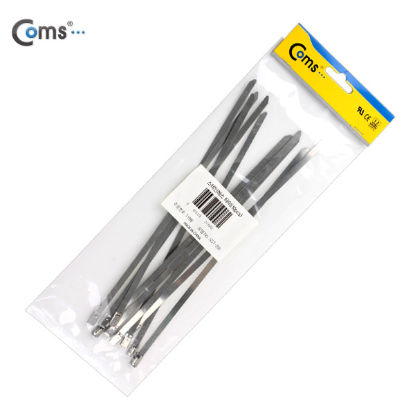 Coms 스텐레스 케이블 타이 SST-200(10pcs), 200mm x 4.6mm