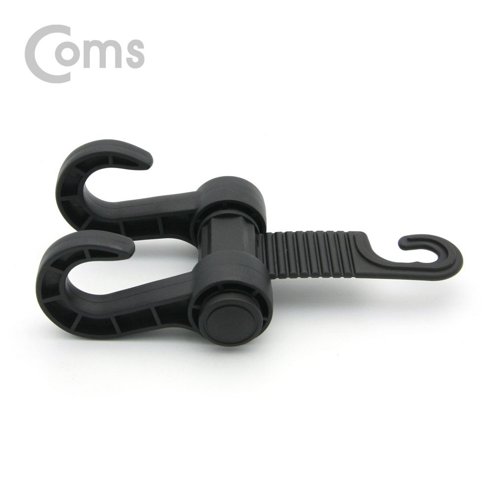 Coms 차량용 다용도 걸이(가방고리형/Dual), 좌석 헤드레스트 거치대