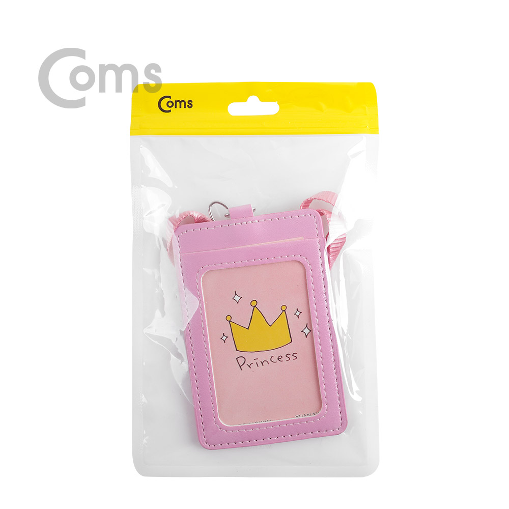 Coms 카드지갑 목걸이, Pink