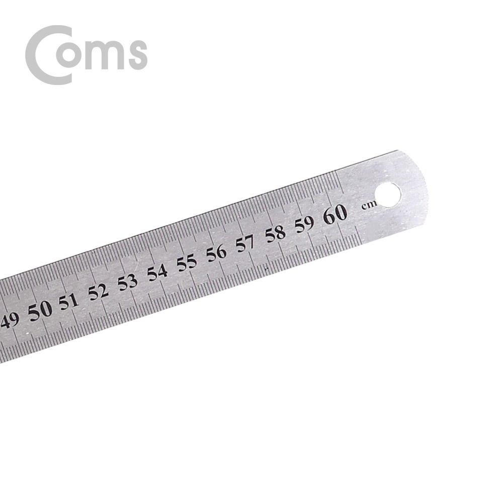 Coms 스틸자 / 철자 / 쇠자 / 철제 / 스테인리스 - 대형 / 60cm