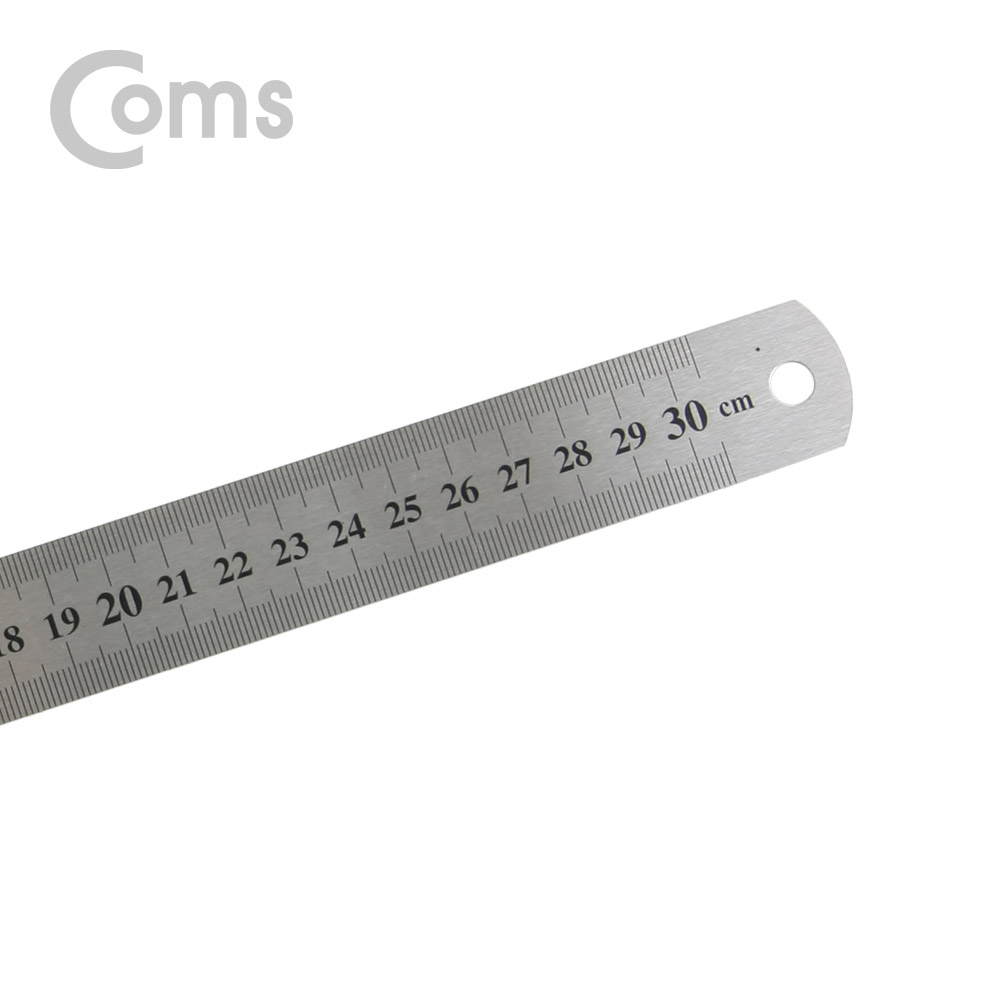 Coms 스틸자 / 철자 / 쇠자 / 철제 / 스테인리스 - 소형 / 30cm