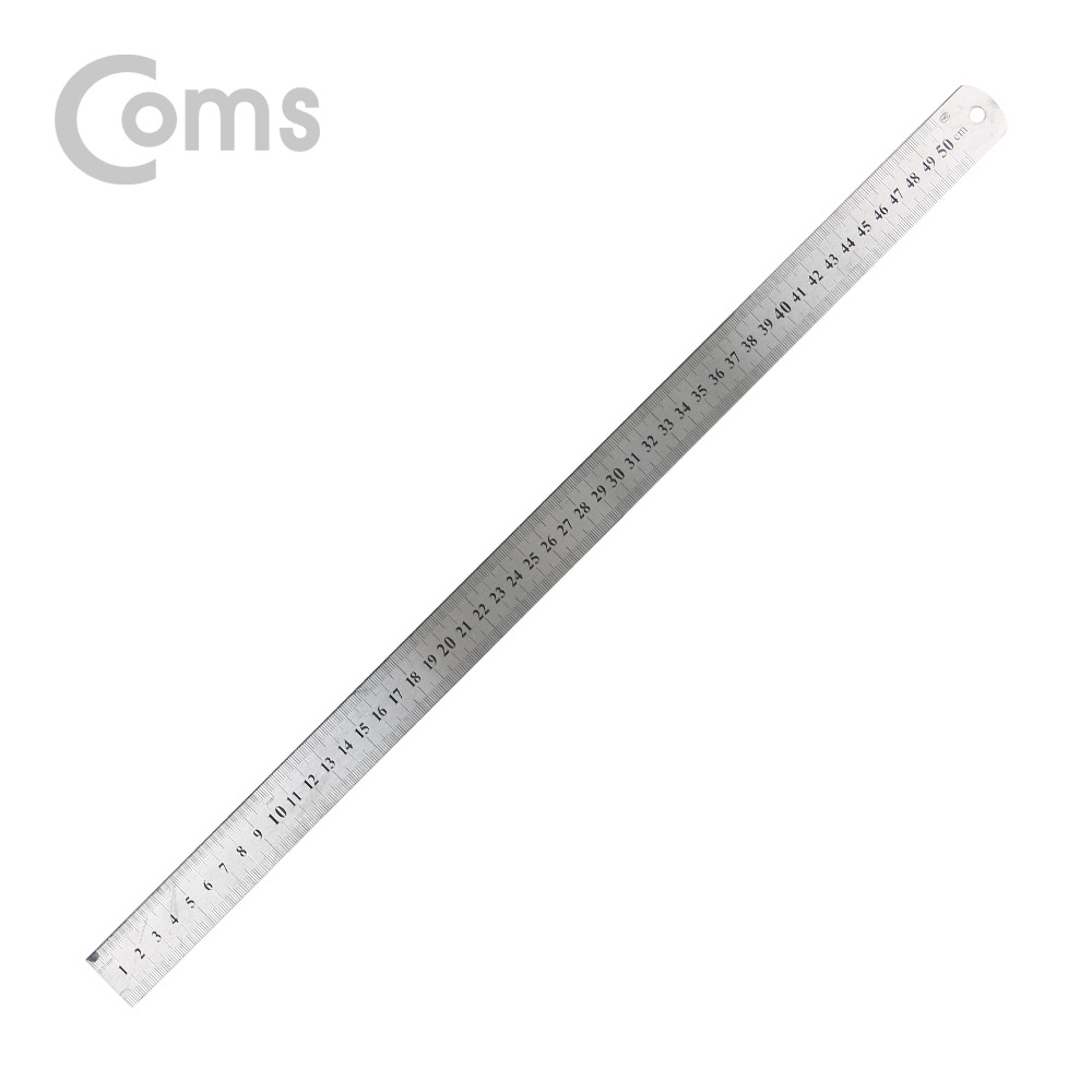 Coms 스틸자 / 철자 / 쇠자 / 철제 / 스테인리스 - 중형 / 50cm