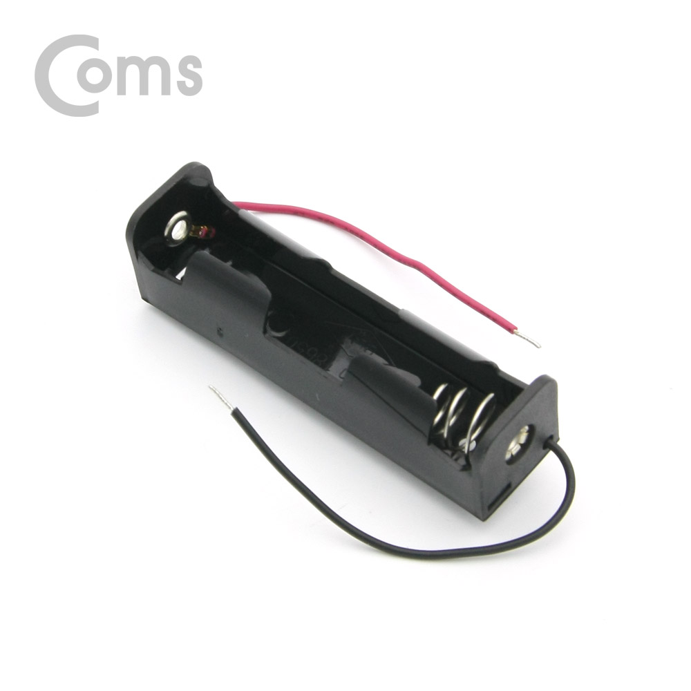 Coms 건전지 홀더/배터리 홀더, 18650 x 1ea, 2선전원 / 8cm