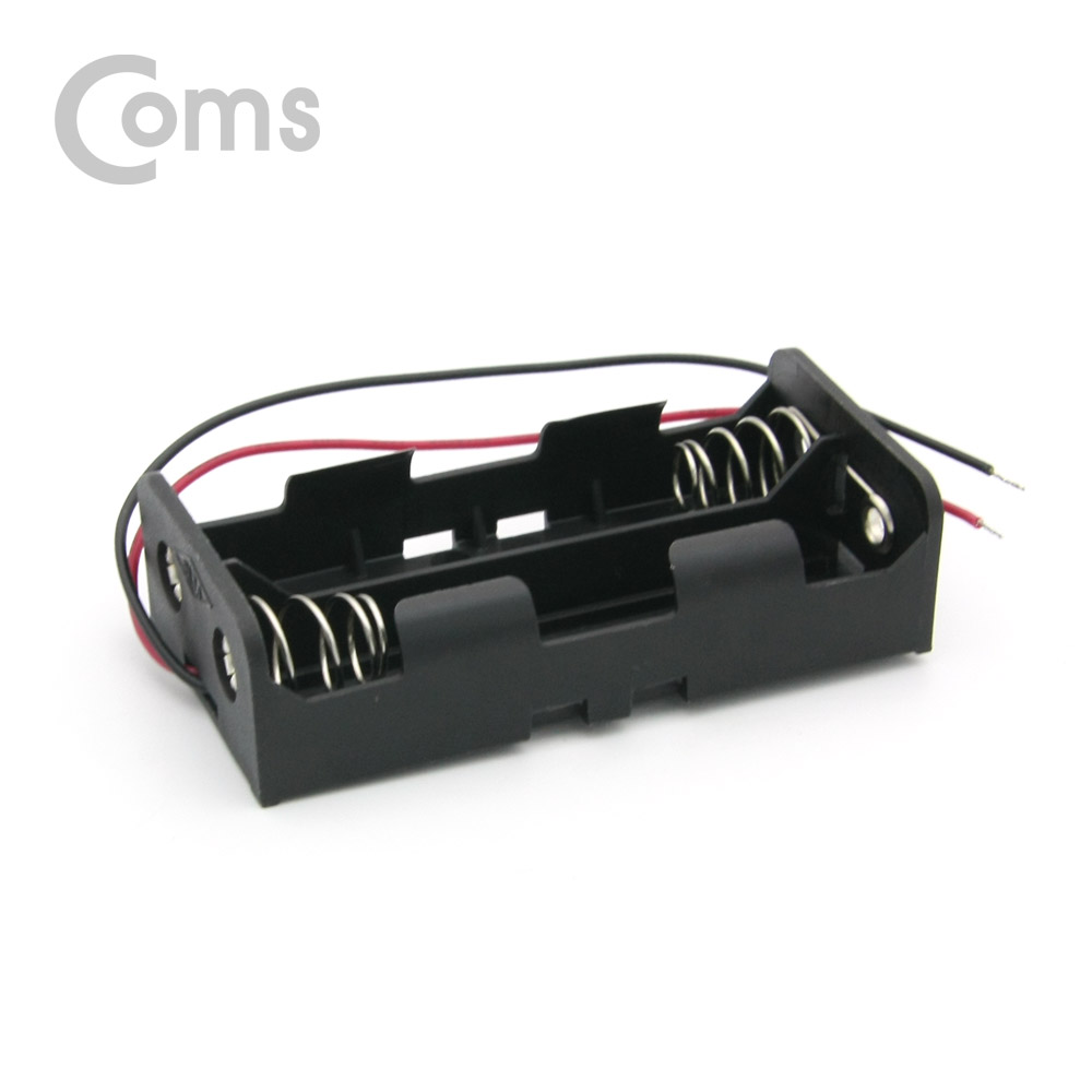 Coms 건전지 홀더/배터리 홀더, 18650 x 2ea, 2선전원 / 15cm