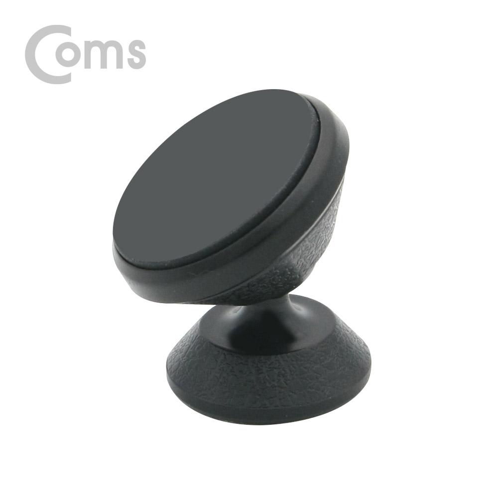 Coms 스마트폰 거치대 Black - 대쉬보드 부착형, 마그네틱