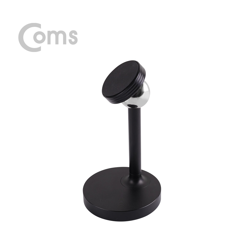 Coms 스마트폰 거치대, 탁상용/Black 360도 회전형