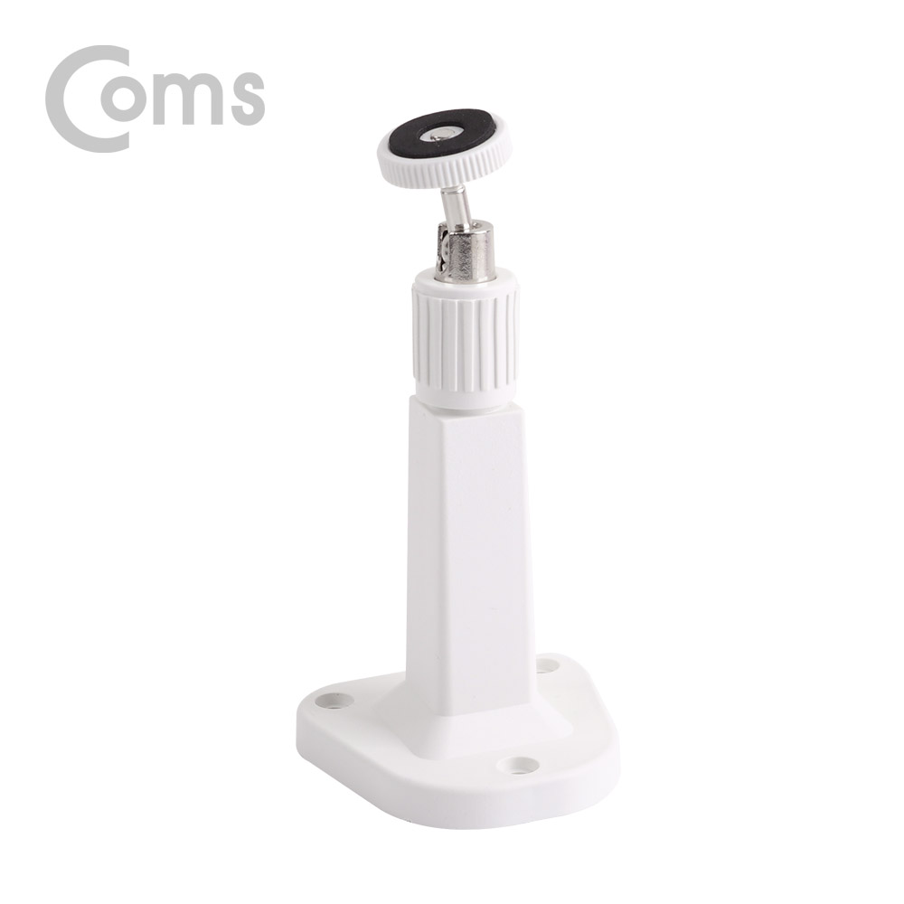 Coms CCTV용 거치대(White), 1관절 13cm / Plastic/Arm형