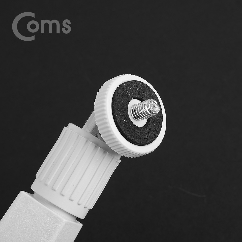 Coms CCTV용 거치대(White), 1관절 13cm / Plastic/Arm형