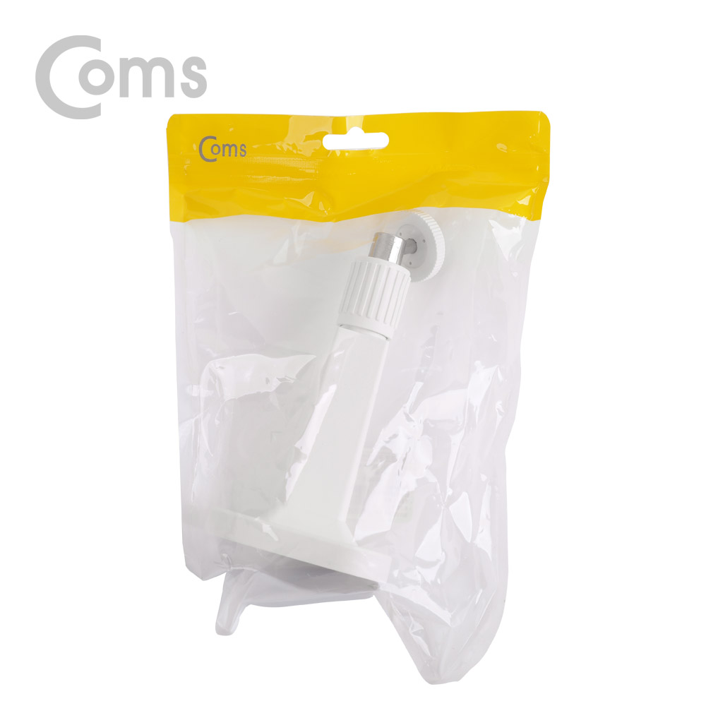 Coms CCTV용 거치대(White), 1관절 13cm / Plastic/Arm형
