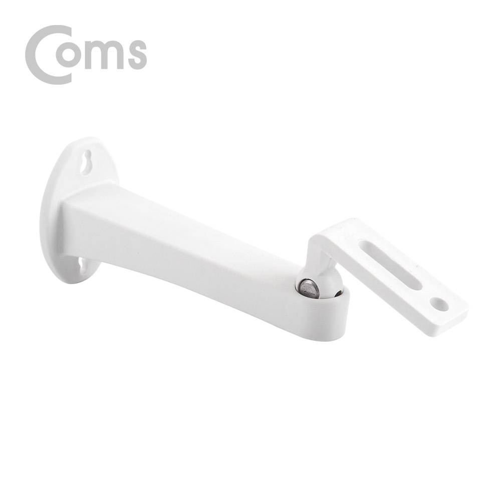 Coms CCTV용 거치대(White), 1관절 15cm / Plastic/Arm형