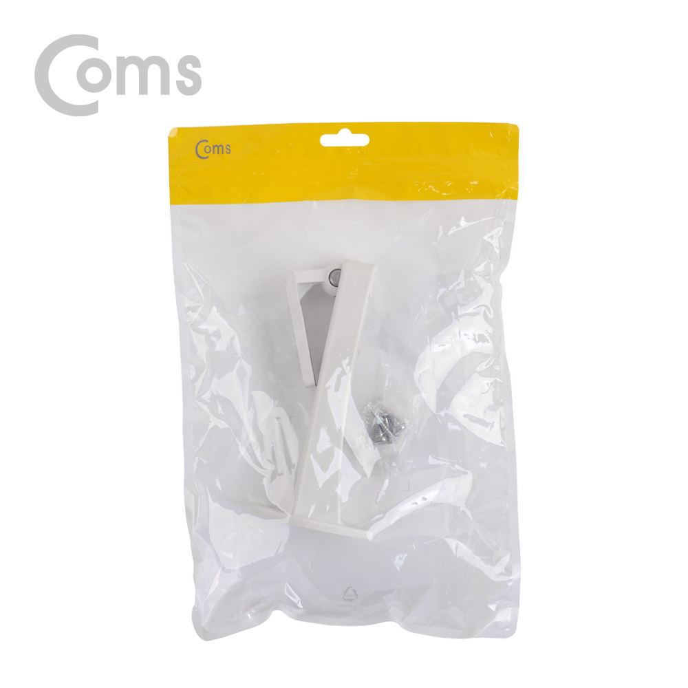 Coms CCTV용 거치대(White), 1관절 15cm / Plastic/Arm형