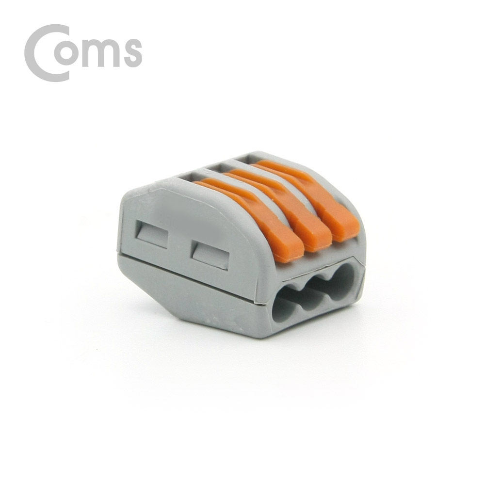 Coms 터미널 블록 3핀 / 와이어 커넥터 / 접속 단자 / Toolless / DC 전원 전용