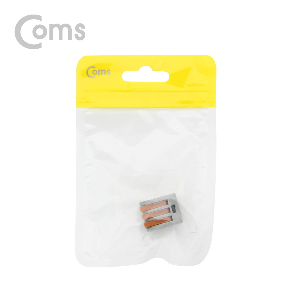 Coms 터미널 블록 3핀 / 와이어 커넥터 / 접속 단자 / Toolless / DC 전원 전용