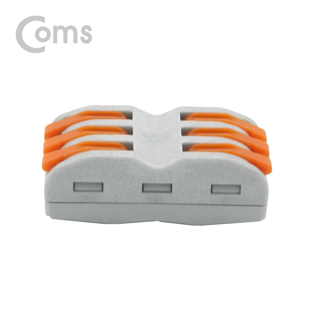 Coms 터미널 블록 6핀(좌3p/우3p) / 와이어 커넥터 / 접속 단자 / Toolless / DC 전원 전용