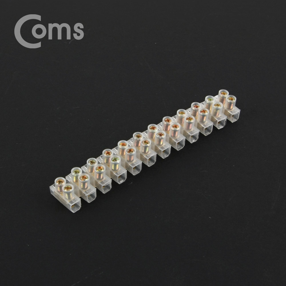Coms 터미널 블록, 와이어 커넥터용 12P (소형) / 103mm X 15mm X 11mm / DC 전원 전용