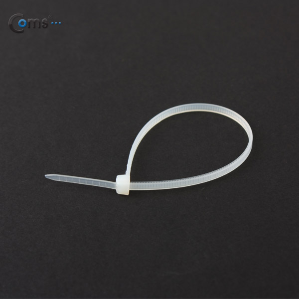 Coms 케이블 타이(100pcs), CHS-3 * 150/흰색, 150mm x 3mm