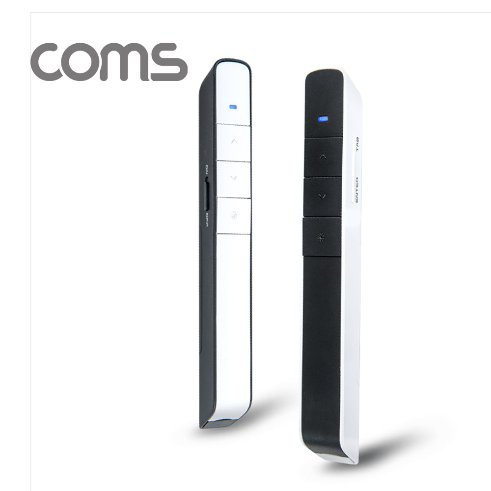 Coms ACE 레이저 포인터 / 무선프리젠터 / White