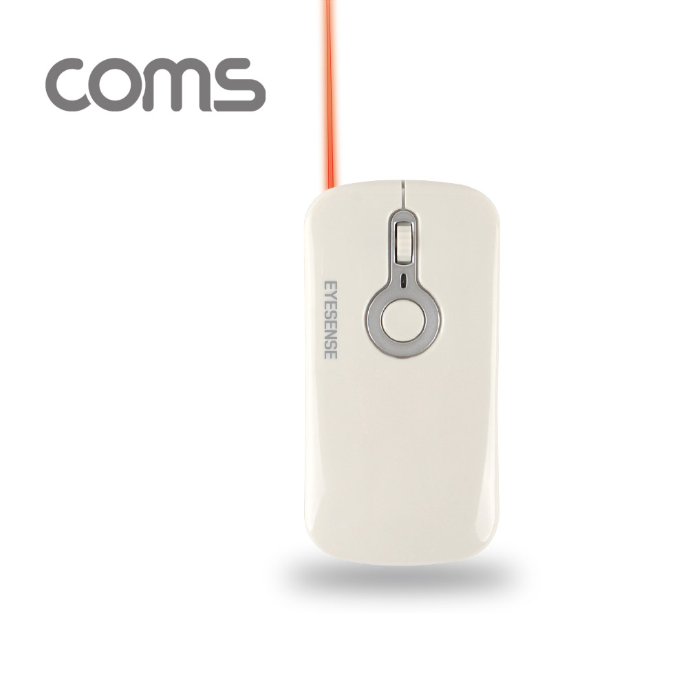 Coms EYESENSE 레이저 포인터 / 무선 프리젠터 / 에어마우스 / 무선마우스 / White
