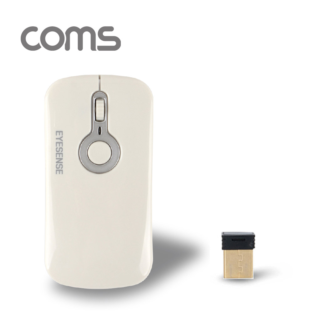 Coms EYESENSE 레이저 포인터 / 무선 프리젠터 / 에어마우스 / 무선마우스 / White