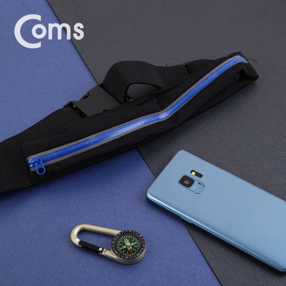 Coms 다용도 포켓 벨트 / 고탄력 스판 주머니