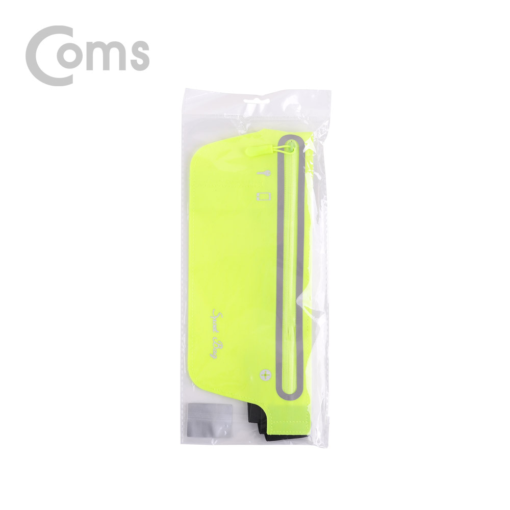 Coms 다용도 포켓 벨트, Yellow