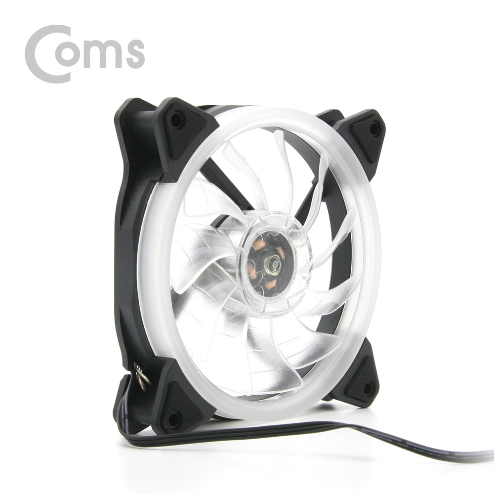 Coms 쿨러 케이스용 CASE, 120mm, White LED, Cooler
