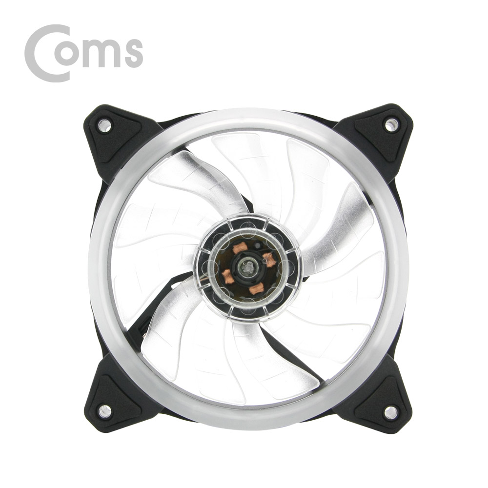 Coms 쿨러 케이스용 CASE, 120mm, White LED, Cooler