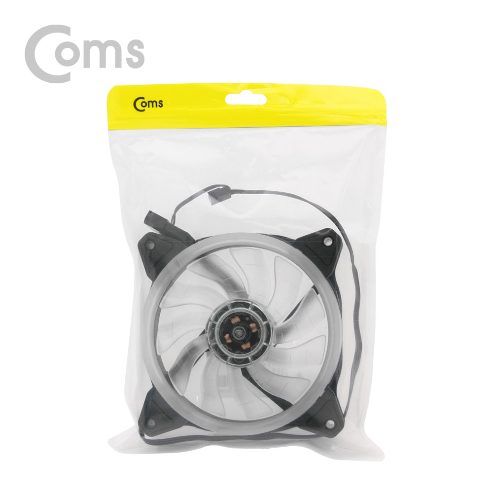 Coms 쿨러 케이스용 CASE, 120mm, White LED, Cooler