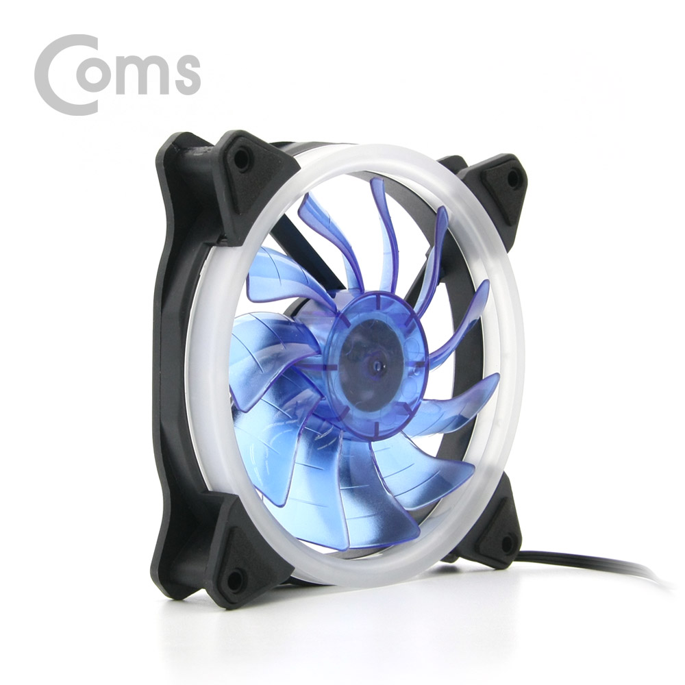 Coms 쿨러 케이스용 CASE, 120mm, Blue LED, Cooler