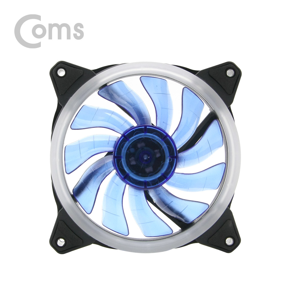 Coms 쿨러 케이스용 CASE, 120mm, Blue LED, Cooler