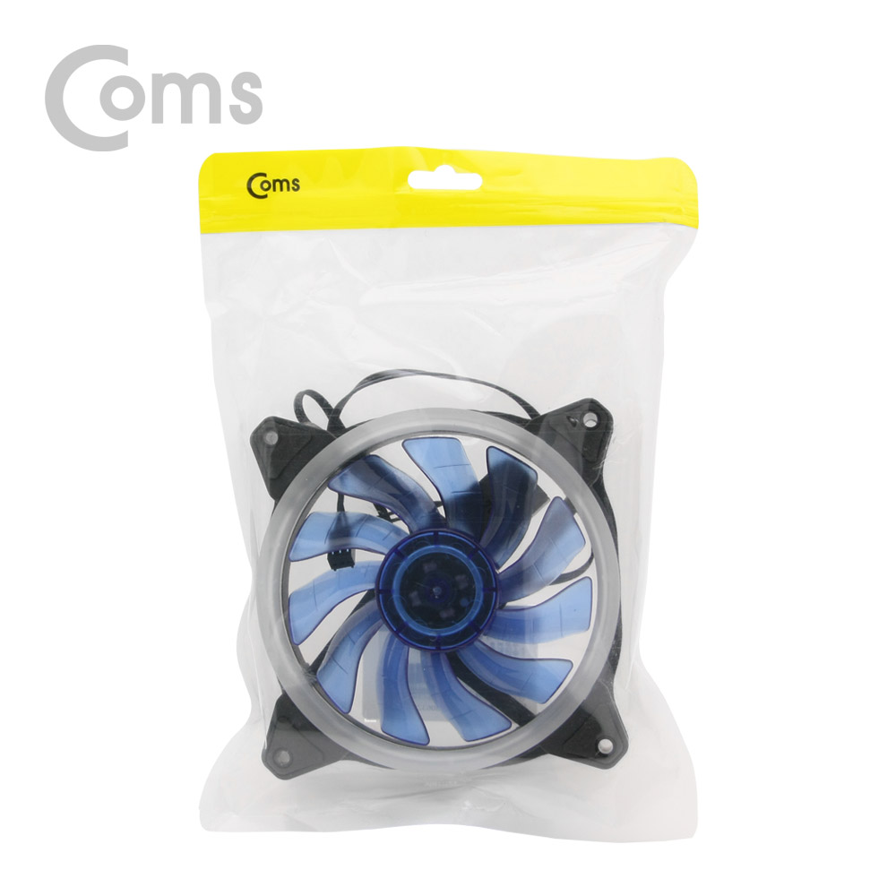 Coms 쿨러 케이스용 CASE, 120mm, Blue LED, Cooler