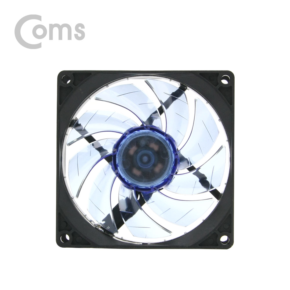 Coms 쿨러 케이스용 CASE, 90mm, Blue LED, Cooler
