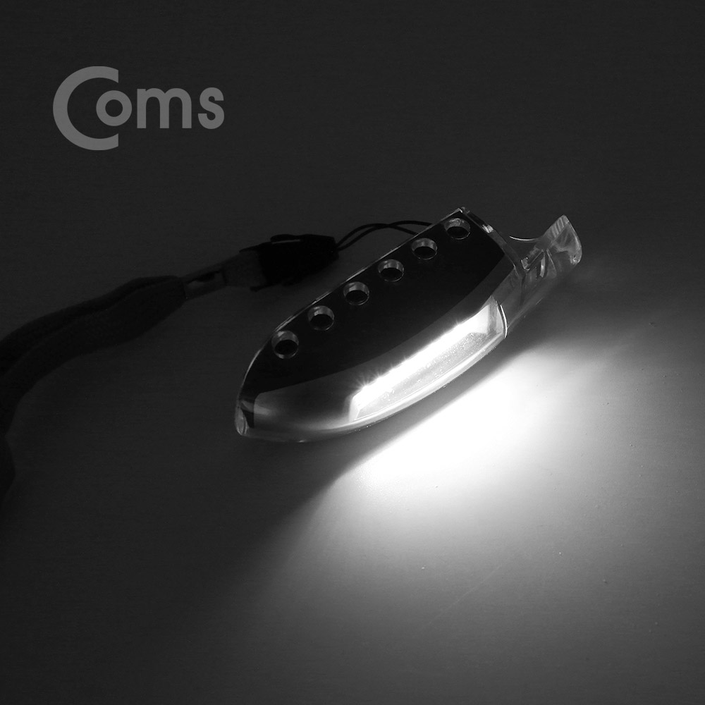 Coms 목걸이형 LED 램프 (key 랜턴) / Black & Silver 투톤 / COB LED 타입