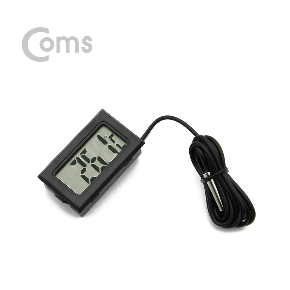 Coms 온도계 (접촉온도 측정), LR44 2ea