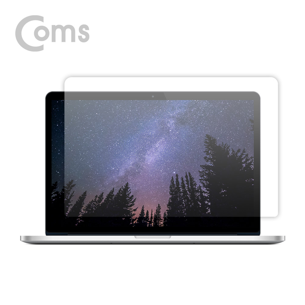 Coms 맥북 스크린 가이드(투명), 액정 보호필름, Macbook Pro 13형 2016, 맥북 프로 13형 2016
