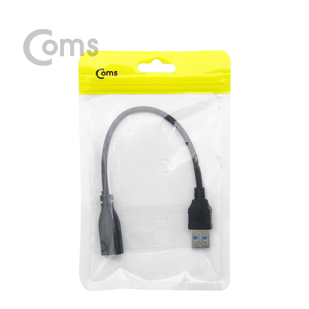 Coms USB 3.1(Type C) 젠더(C F/3.0 M) 20cm, C F/USB 3.0 A M