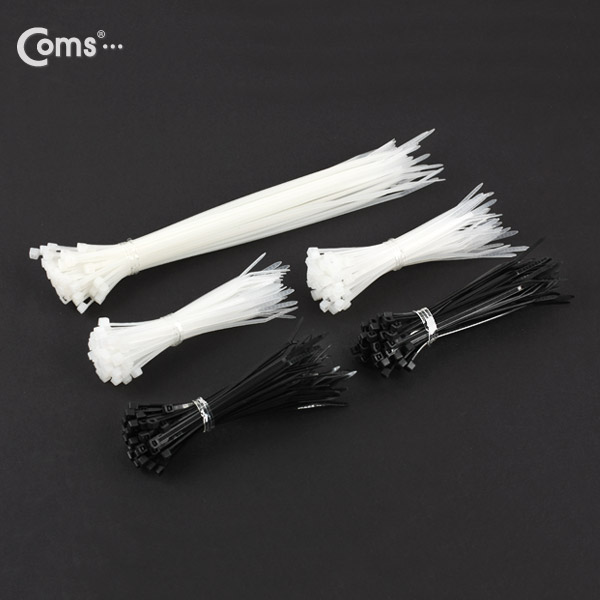 Coms 케이블 타이(세트/250pcs), IBA-250A, 100/200mm