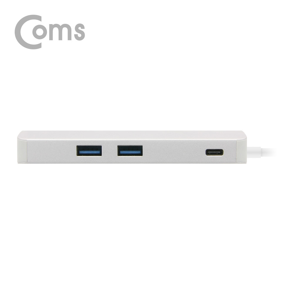 Coms USB 3.1 Type-C 멀티 컨버터(허브) / HDMI + HUB + 카드리더 + 3.0 2Port