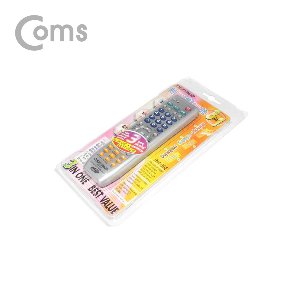 Coms 3 in 1 멀티 리모컨 / 리모콘 (TV/VCD/DVD)