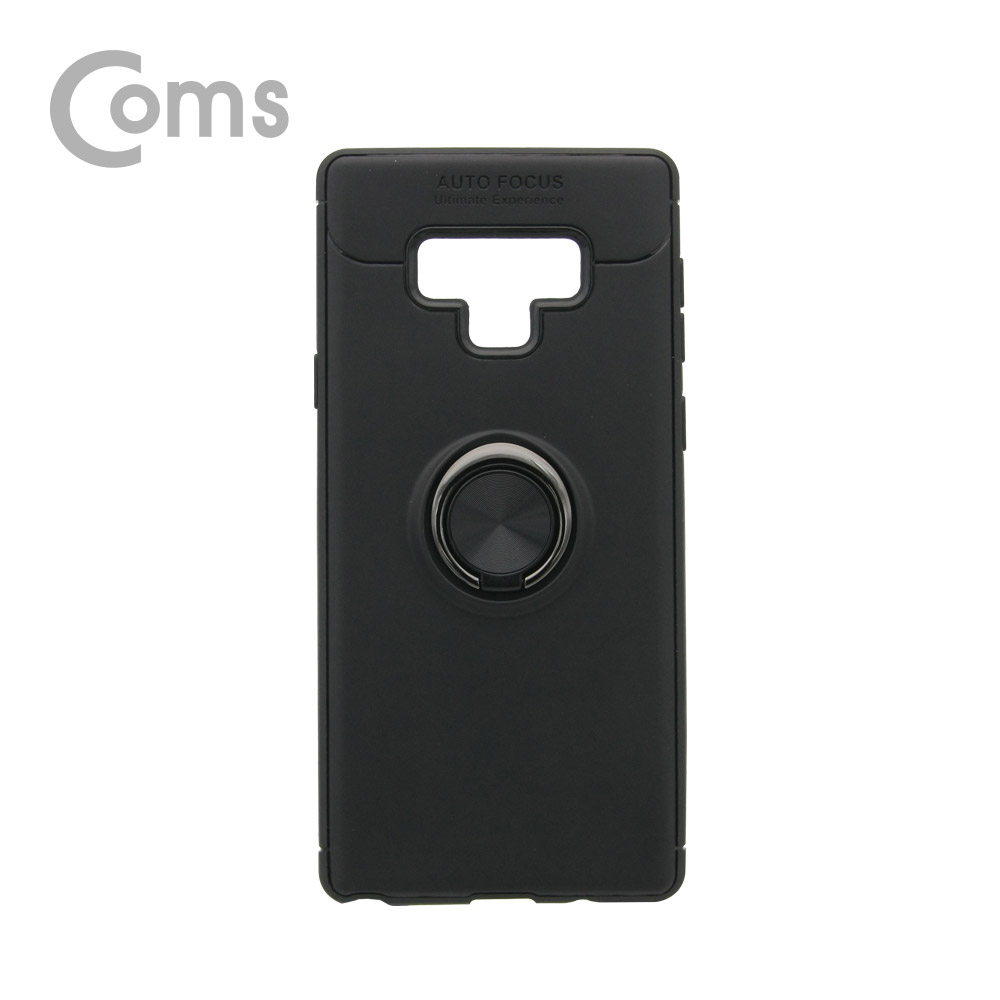 Coms 스마트폰 케이스(핑거링), Black, 갤노트9, 갤럭시노트9