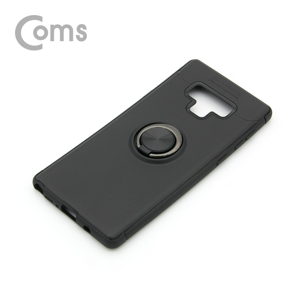 Coms 스마트폰 케이스(핑거링), Black, 갤노트9, 갤럭시노트9