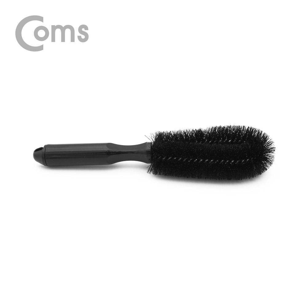 Coms 휠 & 타이어 브러쉬/브러시 (차량 세차용, 검정, 약 25cm)