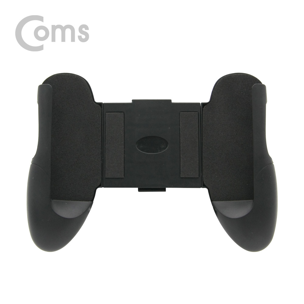 Coms 스마트폰 게임패드 - 그립핸들 / 스탠드 / Black