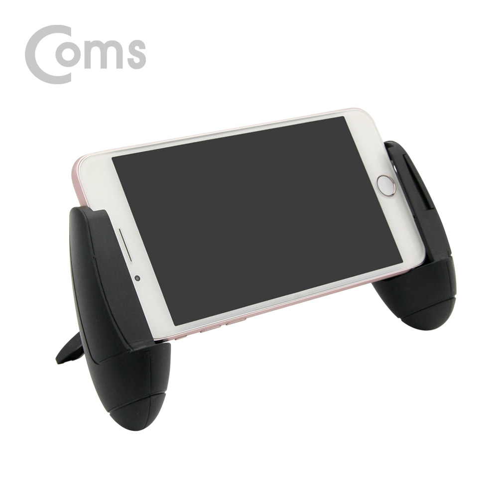 Coms 스마트폰 게임패드 - 그립핸들, 분리형, black