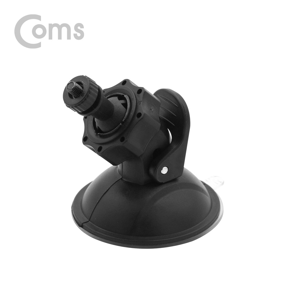 Coms 다용도 유리 흡착 거치대 / 흡착패드-53mm / 나사홀-3mm