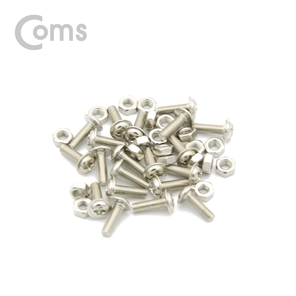 Coms 조립용 원 나사(암/수), 20ea+20ea