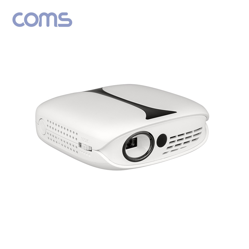 Coms 스마트 미니 DLP 빔 프로젝터 854x480 / 1000 루멘 / wifi 무선연결 / 스크린 미러링연결